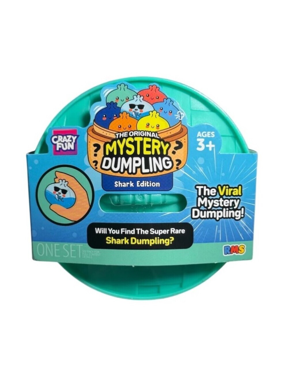 RMS Crazy Fun Mystery Squishy Dumpling SharkEdition Squishy